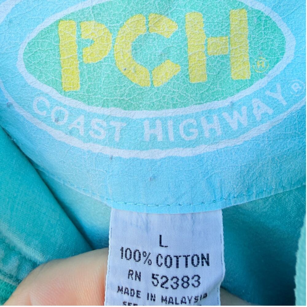 Pacific Trail Colorblock Jacket Mens Large Blue Green Vintage 90s Pullover - Picture 3 of 9